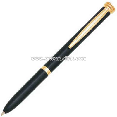 Slim design twist action 2 in 1 pen