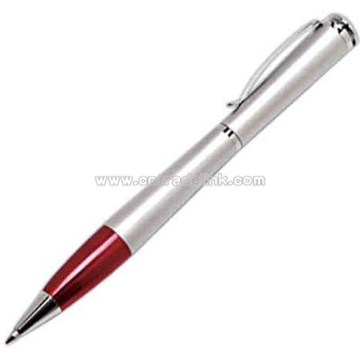 Carbon Fiber - Stylish silver metal pen