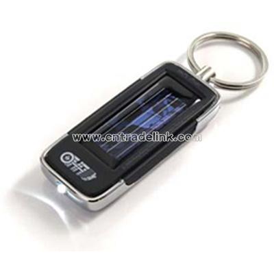 Solar Flashlight Key Ring