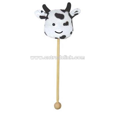 Plush cow massage hammer