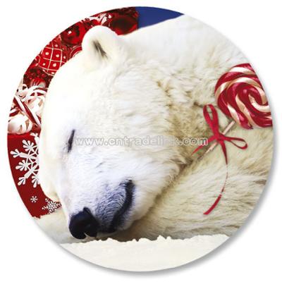 Polar Bear Christmas Envelope Seals