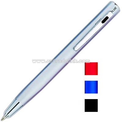 Twist action 3 in 1 metal pen