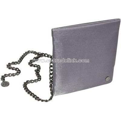 Bisadora Silver Nylon Hip Purse