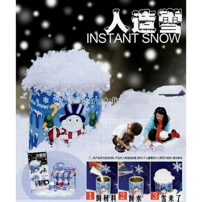 Magic Snow, Snowman, Diy Artifical Snow Toy