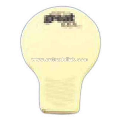 Bulb (balloon) Shaped Post It (R) - Die cut note