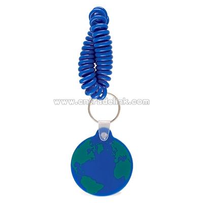 Global Keychain on Coil