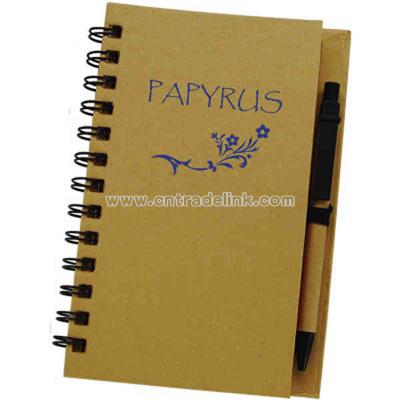 Recycled paper notebook