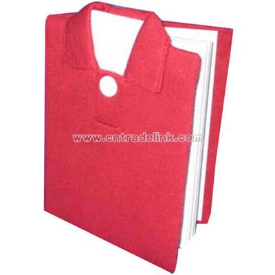 T-shirt design notebook