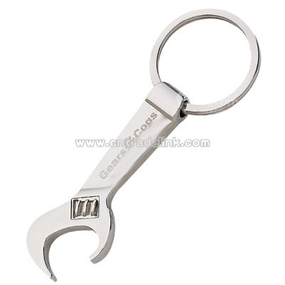 Metal Keychain & Bottle Opener - Wrench