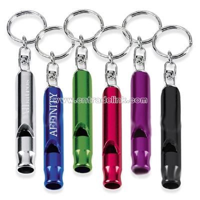 Metal Whistle Keychain