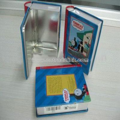 Book Shaped Tin Box