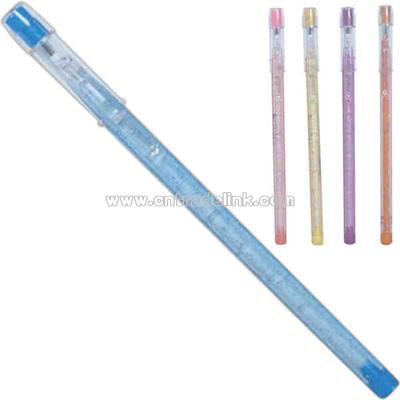 Non-sharpening glitter pencil