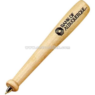 Wooden ballpoint pen with sport shape.