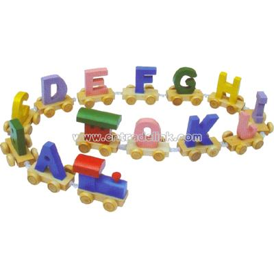 Wooden Letter Train