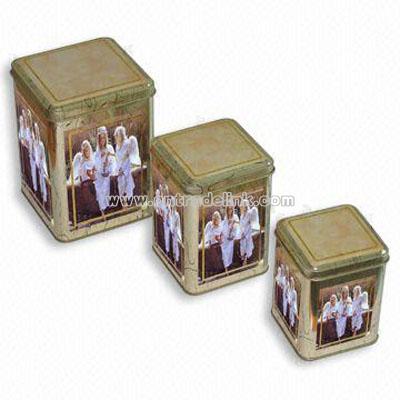 Tin Cookies Packing Boxes