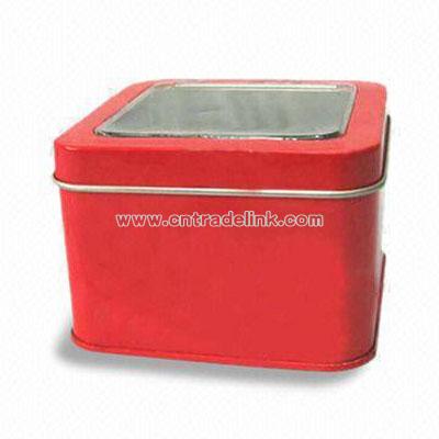 Square Tin Box