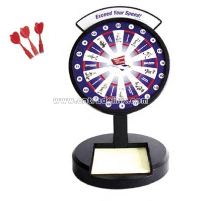 Magnetic desktop dart board