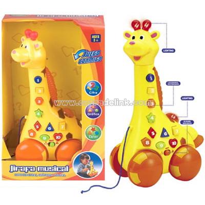 Giraffe Toy with Batteries Spainish/English