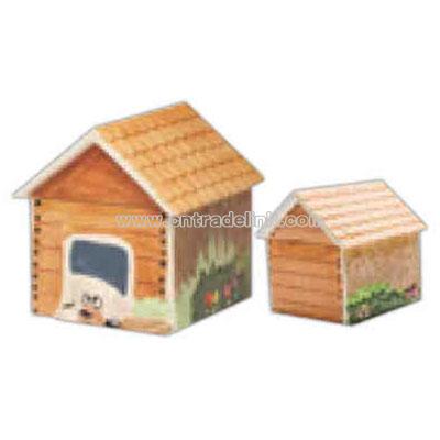 Dog house shape keeper