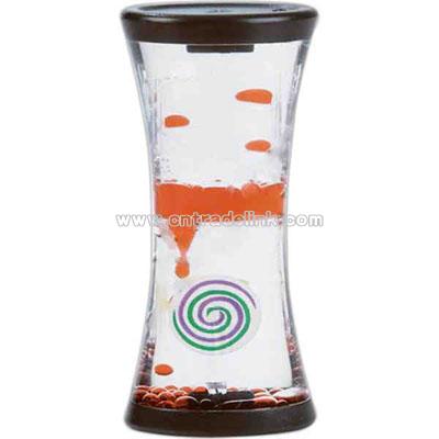 Spiral liquid timer