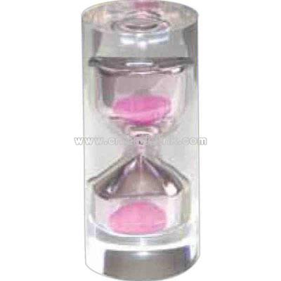 Elegant clear resin sand timer