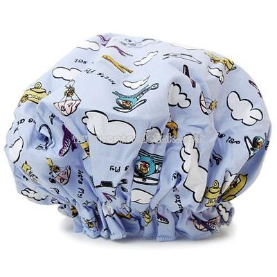 Spa Sister Cotton Bouffant Shower Cap - Jet Setter