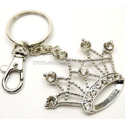 Beautiful Crown Keychain or Purse Charm