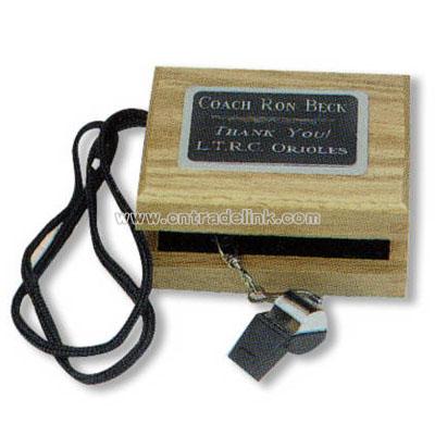 Whistle in presentation box