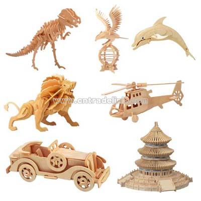 3D Puzzle Animal & Building