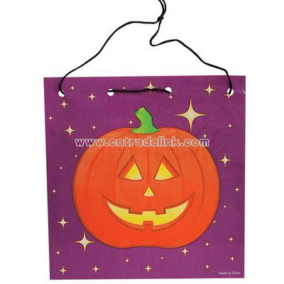 Jack O'Lantern Drawstring Bag