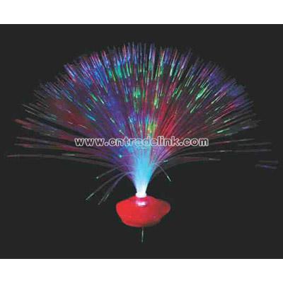 Blank fiber optic centerpiece with heart base