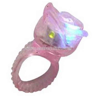 Rose flashing ring