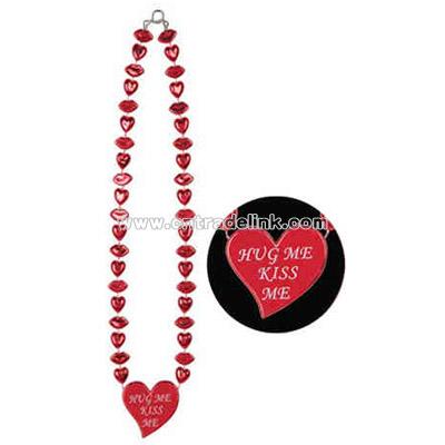 Valentine heart necklace