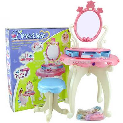 Children Plastic Toys DIY Dresser Play Set