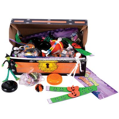 Haloween Toy Asst Treasure Chest