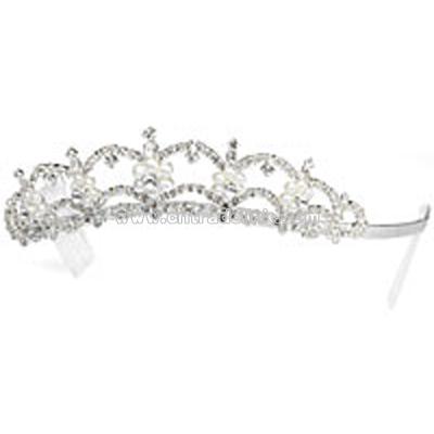 Pearl Flower Tiara