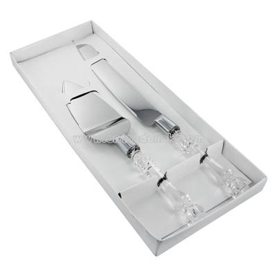 Stainless Steel Cake Knife & Server Set