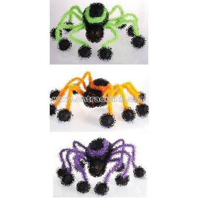 4" 3 Asst. Hi-Mink Spider W/Suction Cup