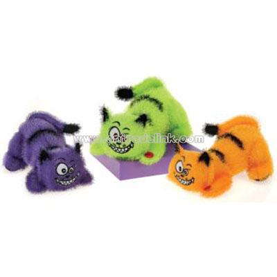 3 Assorted Color Hi-Mink Halloween Cats