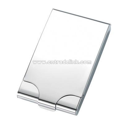 Silver Flip-Open Cigarette Case