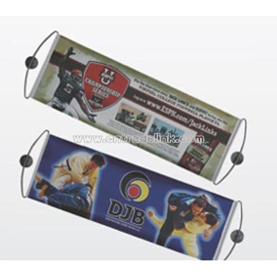 Retractable Hand Held Scroll Banner W/ Handles