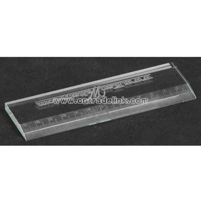 Crystal 12" ruler