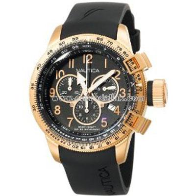 Nautica Men's BFC Rose-Gold Dive Watch