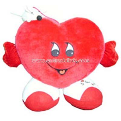 Plush heart design