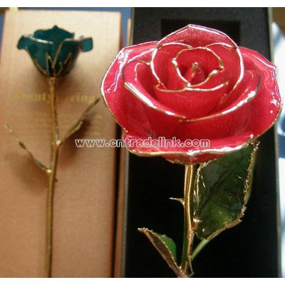 24k Gold Real Roses