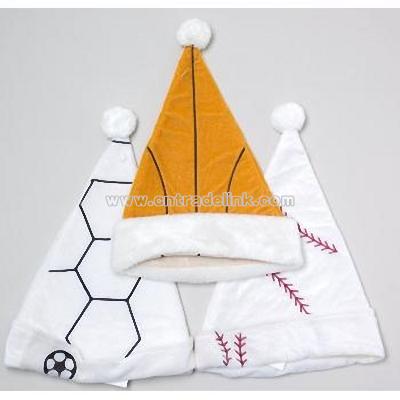 Wholesale Santa Hat Sport Design