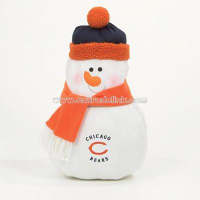 Bears Snowman Pillow