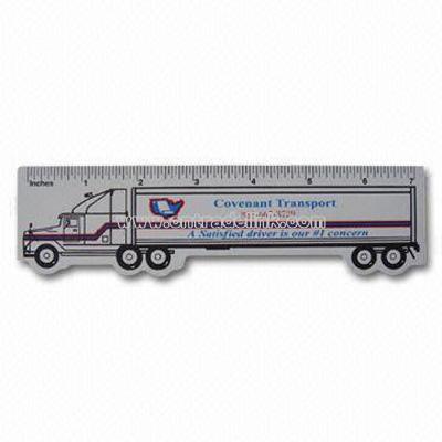 Truck shaped Ruler with Heat-transfer Printing Logo