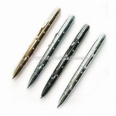 Inlay crystal ball pen