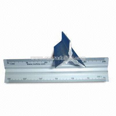 1 Triangle-shaped Aluminum Rulers